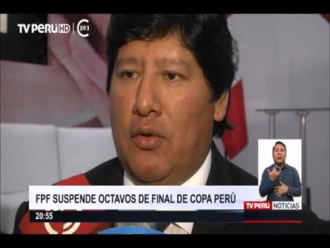 FPF suspende octavos de final de Copa Perú