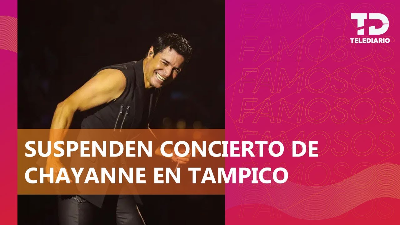 Suspenden concierto de Chayanne en Tampico por tormenta eléctrica
