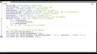 Download the video "#codingspeedrun Posting to a subreddit with a Script w/PHP"