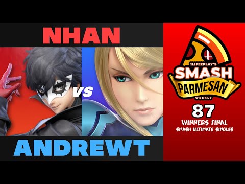 Nhan vs AndrewT - Smash Ultimate Singles Winners Final Smash Parmesan 87 - Joker vs Zero Suit Samus
