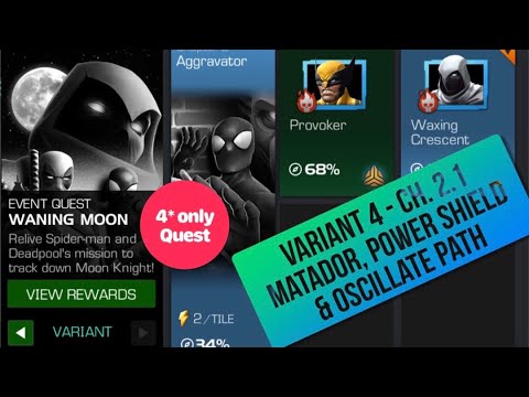 Variant #4 Ch. 2.1 - vs Crossbones, Venompool, Antman, Vision, Cyclops, Ebony Maw, Wolverine | MCOC