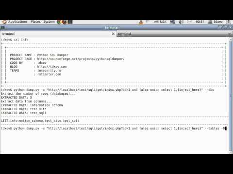 Python Sql Dumper How To Dump Data From A Single Column