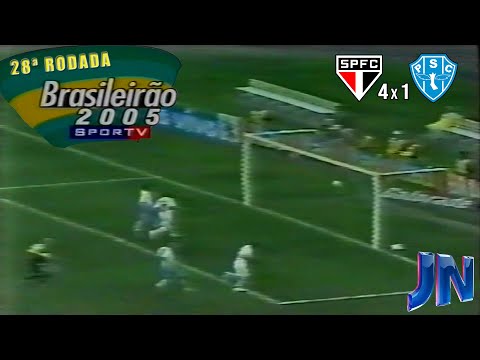 Brasileirão 2005 - São Paulo 4x1 Paysandu