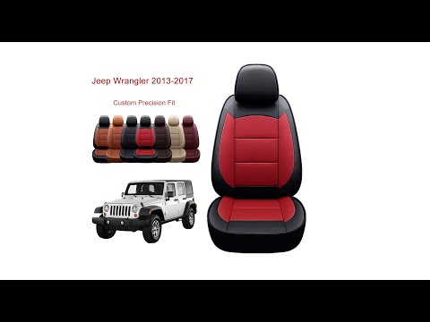 Oasis Auto Jeep Wrangler JK JL 2007-2022 seat covers installation-Custom Fit