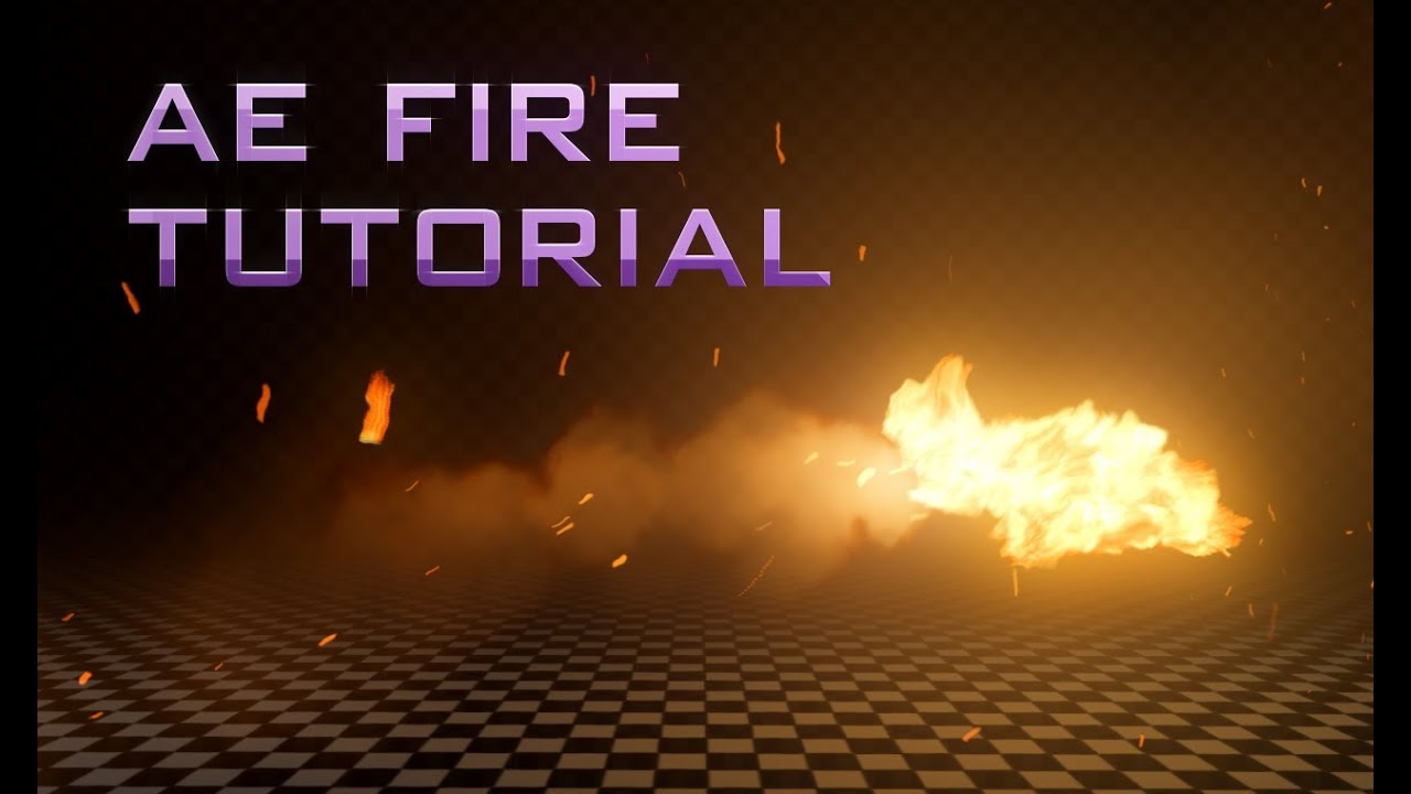 After Effects Tutorial: Animated Fire - Trapcode Particular
