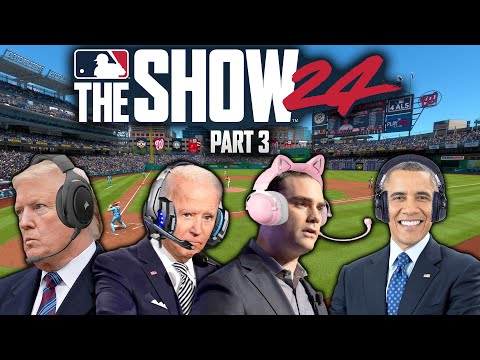 US Presidents Play MLB The Show 24 (Part 3)