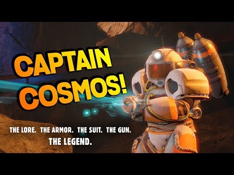 Captain Cosmos: The Lore, The Gun, The Power Armor, The Space Suit - Fallout 4 Creation Club