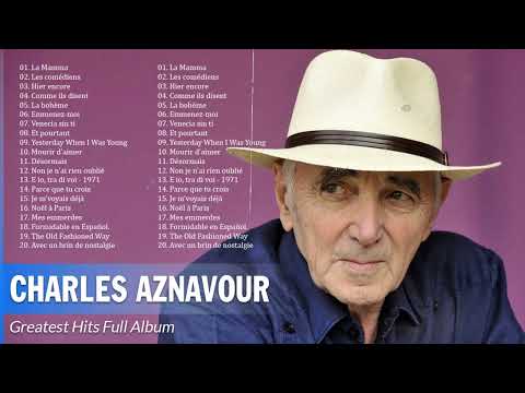 Charles Aznavour Les Meilleures Chansons 🎷 Charles Aznavour Best Of Album 2023