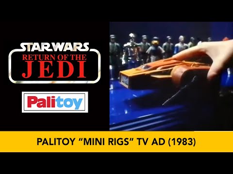 STAR WARS PALITOY “MINI RIGS” TV AD (1983)