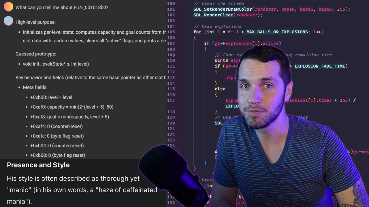 Will AI Reverse Engineer my Game? | GPT-5 + GhidraMCP + 5ire