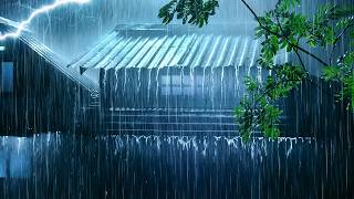 🔴 Rain Sounds for Sleeping Thunder ⚡  Rain and Thunder Sounds for Sleeping - Sleeping Rain Sounds