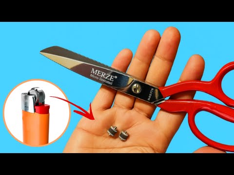 Scissors Sharp as a Blade! Discover the Sharpening Secret with Simple Tools Only