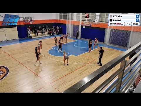 KOZARA vs LAVOVI 50:59 (6. kolo, Prva ŽLRS 20/21)