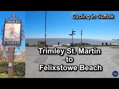 Trimley St. Martin to Felixstowe Beach on Bike | Suffolk Cycling