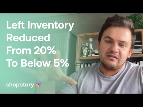Fluwel lowered their left inventory from 20% to below 5% with Shop