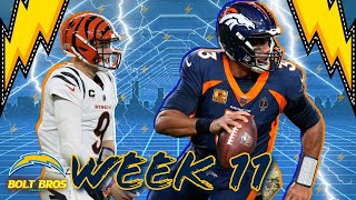NFL Week11 Takeaways: Shockers, Snoozers, Wild Stats! | BOLT BROS | #reaction #review #news