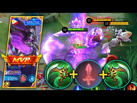 REASON WHY GUINEVERE AND IRITHEL USERS HATE MY THAMUZ | GLOBAL THAMUZ BEST BUILD AND EMBLEM 2023