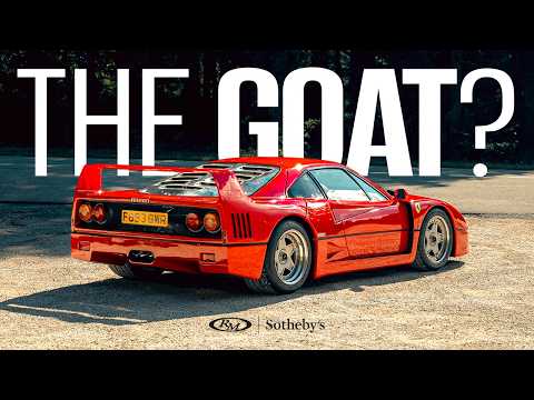 The Ferrari F40 - the KING of all Supercars? RM Sotheby's x Supercar Driver | 4K