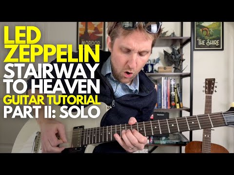 Stairway to Heaven Guitar Solo by Led Zeppelin Tutorial - Guitar Lessons with Stuart!