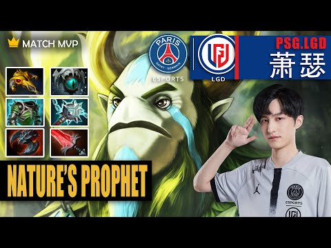 Nature's Prophet Safelane | PSG.LGD.Ame | 1ST ITEM GLEIPNIR - AME STYLE | 7.32c Gameplay Highlight