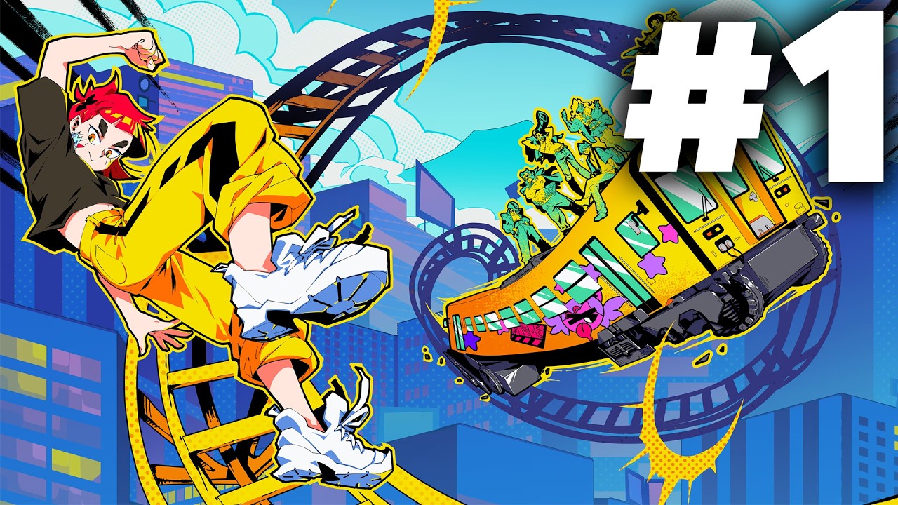 Denshattack! Gameplay Walkthrough Part 1 - Tony Hawk... But You're a Train!