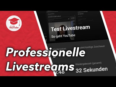 Professionelle 🔴 Livestreams auf YouTube machen (ganz einfach und kostenlos)