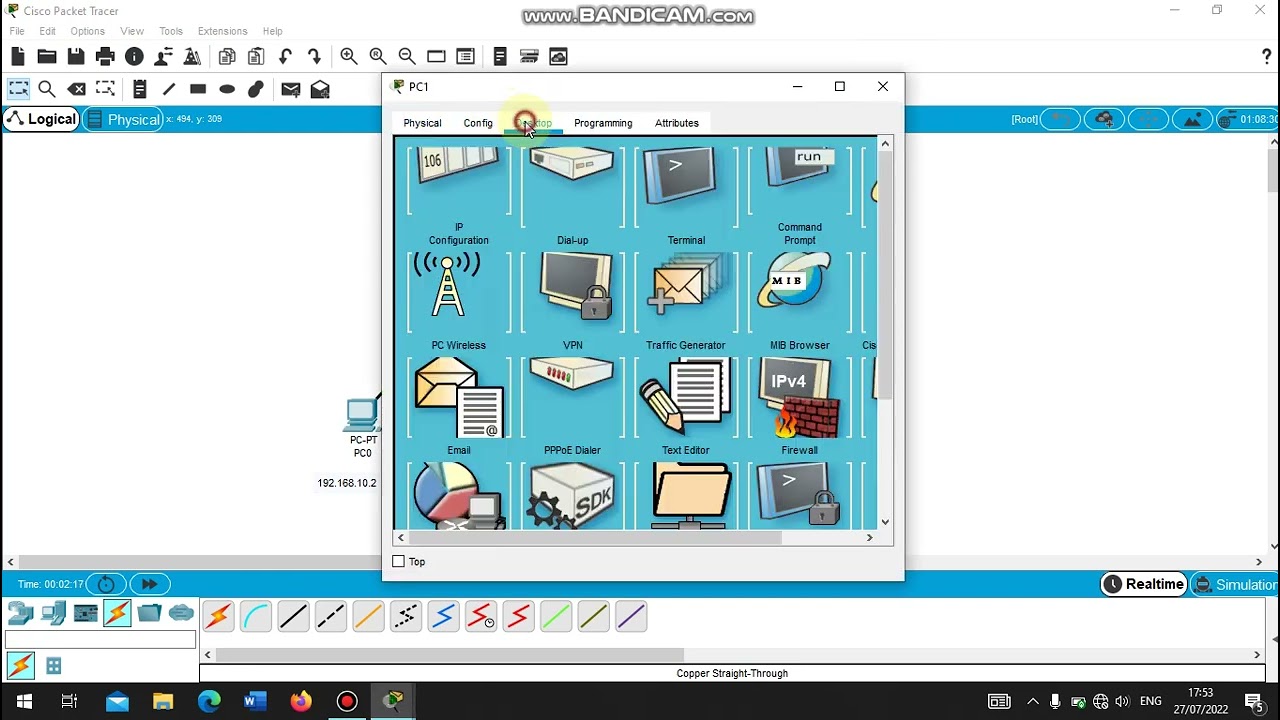 Tutorial membuat Jaringan Lokal Area Network (LAN) cisco packet tracer