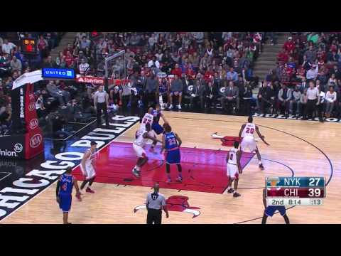Kristaps Porzingis vs Chicago Bulls 01.01.2016 (9Pts)