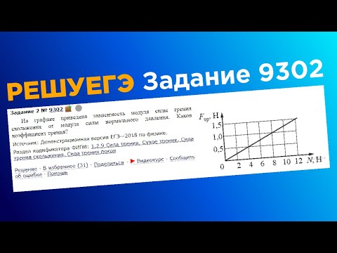 ЕГЭ физика .2 задание #9302