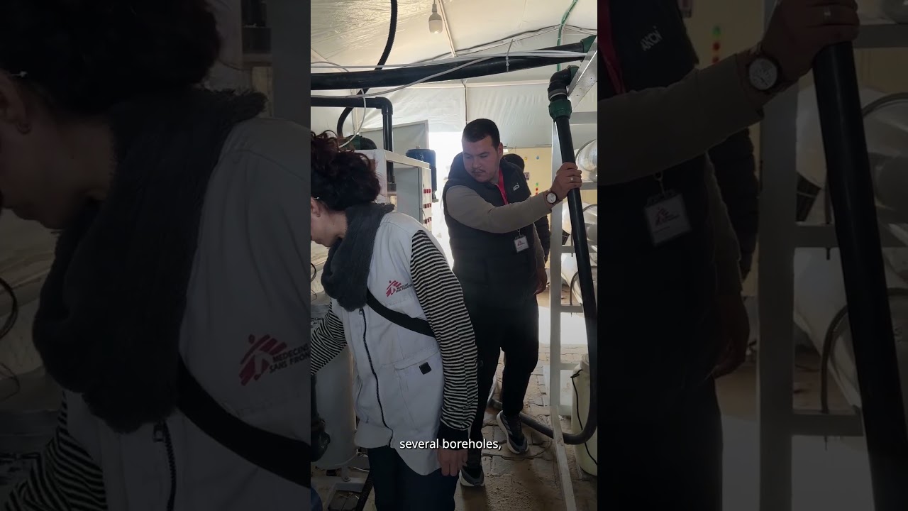 A lifeline of clean water in Gaza | Inside MSF’s desalination hub