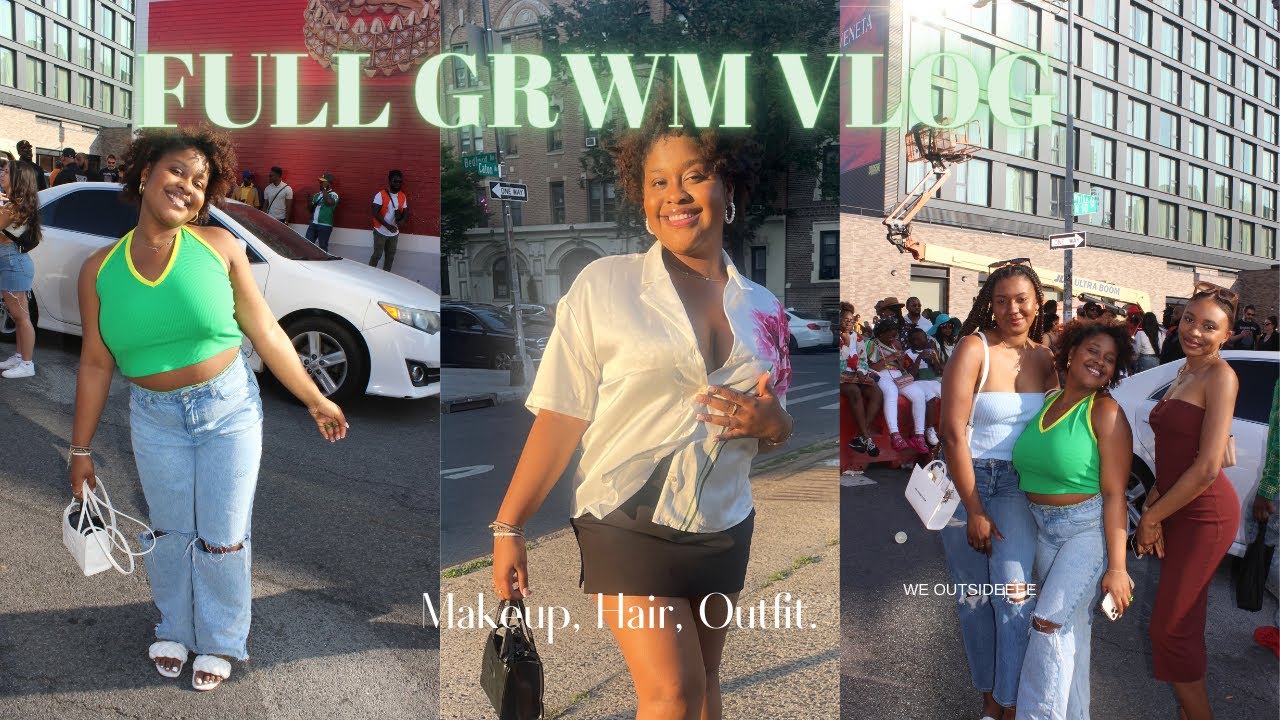 GRWM| MAKEUP|HAIR| OUTFIT | WE OUTSIDE| KOKO FEST| DADJU CONCERT|SHAMMA BENECHE