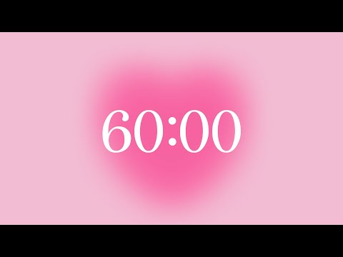 1-Hour Pink Aura Timer  | No-Break Timer for Study, Work, Reading & More