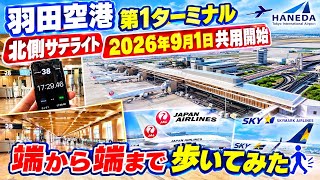 【羽田空港第1ターミナル 北側サテライト】 端から端まで歩いてみた