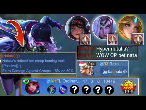 New Update!Jungle Natalia Fast Farming and Rotation | Natalia Best Build 2022 - MLBB