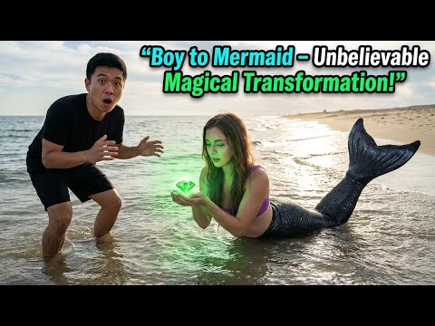 “Unbelievable Transformation! Boy Turns into Mermaid!”