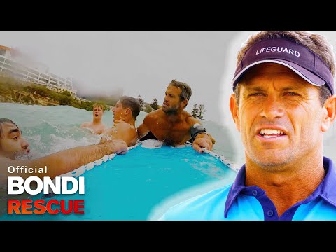 German Backpackers Help Lifeguard Rescue Man From Rip