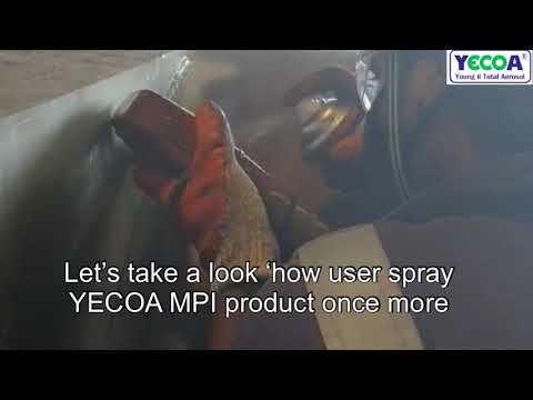 YECOA MPI(Magnetic Particle Inspection) field test Video - NDT(Non-Destructive Inspection)
