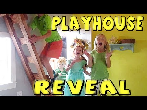 PARENTS REVEAL NEW PLAYHOUSE TO 4 KIDS Video