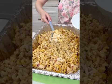 One-Pan Chicken Bacon Ranch Alfredo Pasta Bake