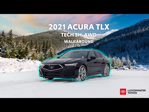 2021 Acura TLX Tech SH-AWD Sedan in Black for sale at Lloydminster Toyota in Lloydminster, AB