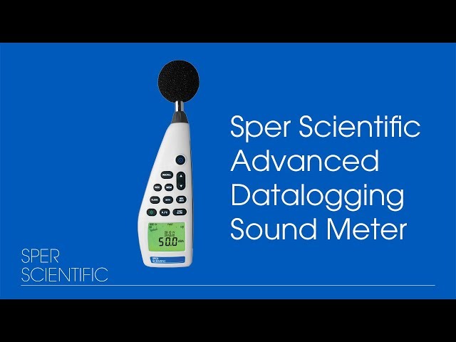 Advanced Datalogging Sound Meter Demo
