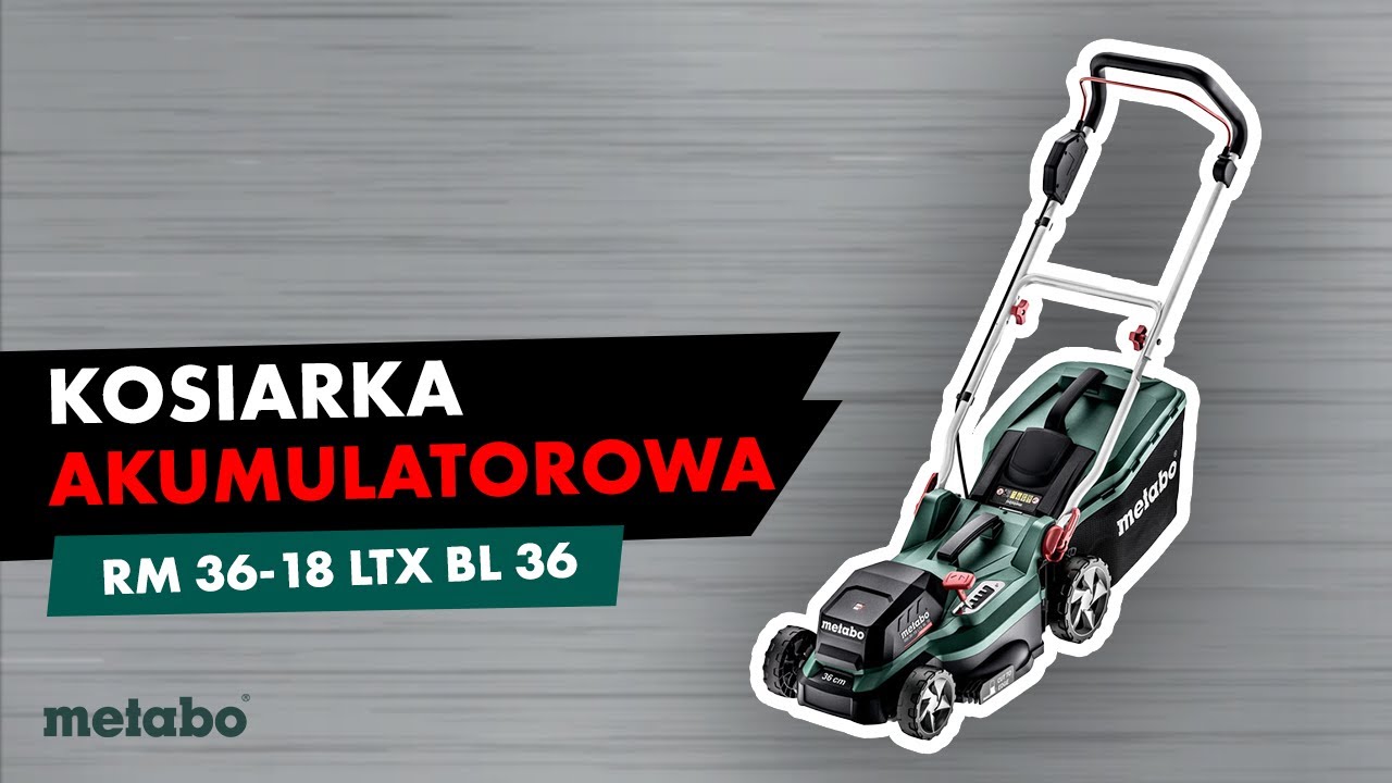 Metabo Kosiarka Akumulatorowa  RM 36-18 LTX BL 36