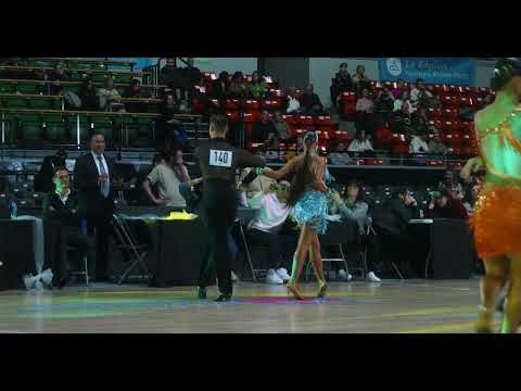[EST] Konstantin Gorodilov - Polina Figurenko | SAMBA | WDSF Adult Latin | Lyon French Open 2025