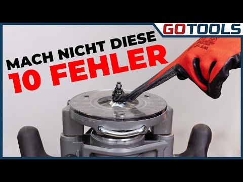 Achtung Gefahr! 10 Dinge die du nicht mit einer Oberfräse tun solltest