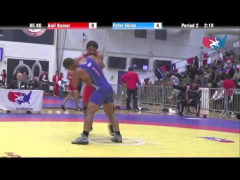 GR 85 KG - QF - Anil Kumar (IND) vs. Peter Hicks (Army)