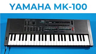 Video thumbnail for Yamaha MK-100 - rare pre-FM Portasound synth by Alfonse