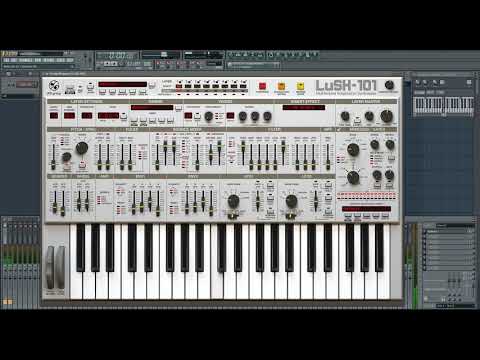 Testing D16 LuSH-101 - Hardstyle Supersaw Lead