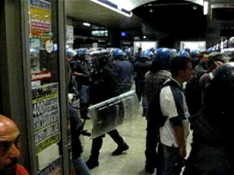 Rome Train Station - Waiting for the Riot