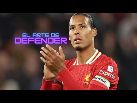 El arte de defender #virgilvandijk  #clasemaestra #liverpool