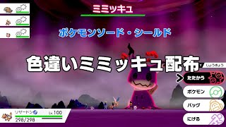 【実況】色違いミミッキュレイド配布【バレンタイン企画】